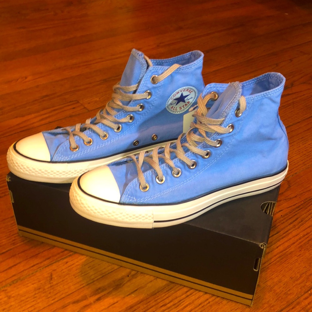 Ceil blue Hightop Converse